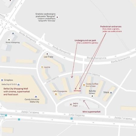 Belville Luxury Apartment بلغراد المظهر الخارجي الصورة