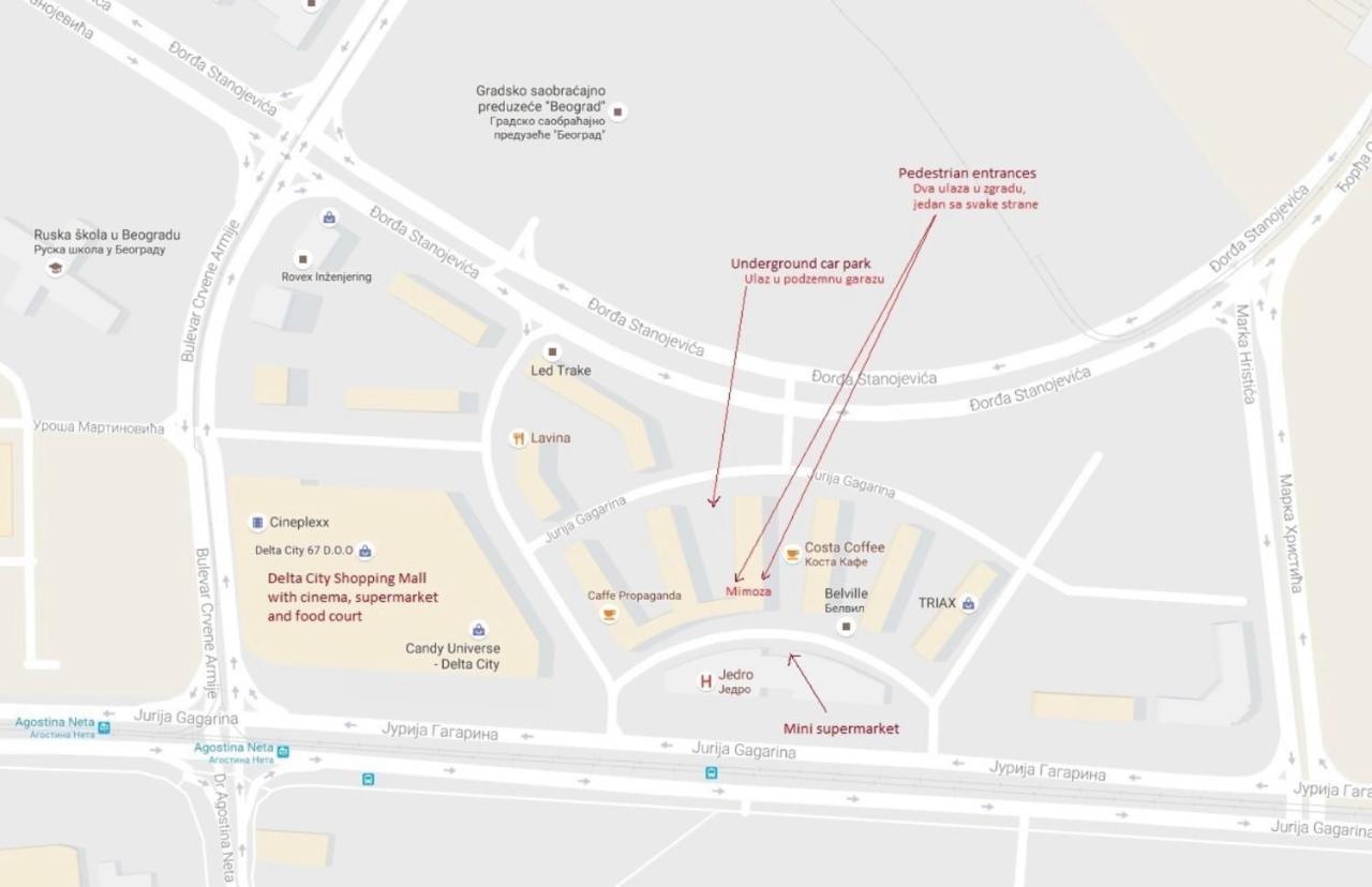 Belville Luxury Apartment بلغراد المظهر الخارجي الصورة
